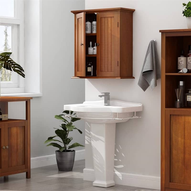 Bathroom Wall Cabinet - 8"D x 21.1"W x 24"H