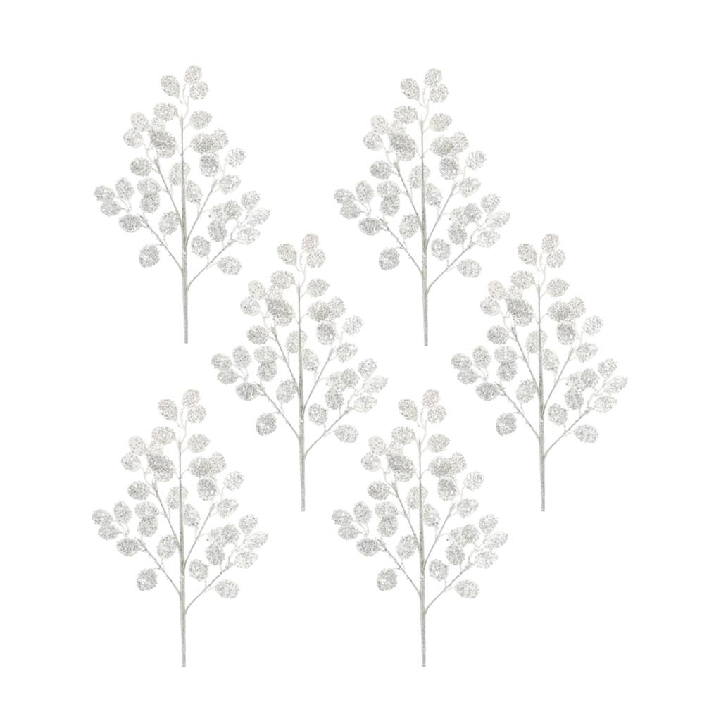 Silver Dollar Spray (Set of 6) - White