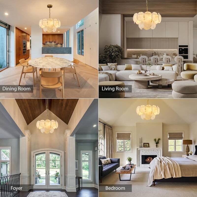 KAYLA Modern Natural Marble Living Room Chandeliers