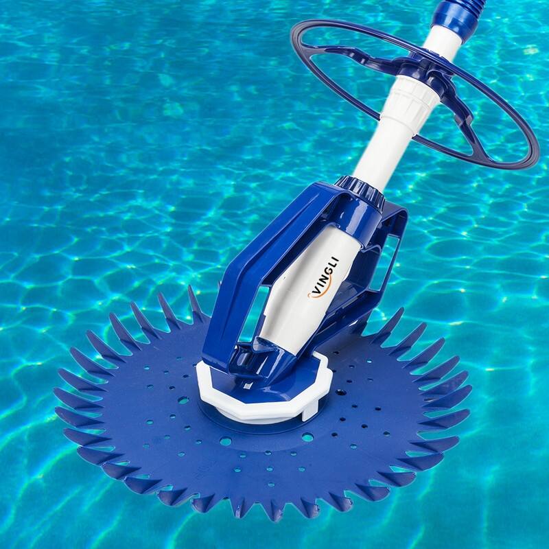 Pool Vacuum Above Ground Indoor Outdoor Automatic Swimming Pool Cleaner Sweep Crawler Sweeper