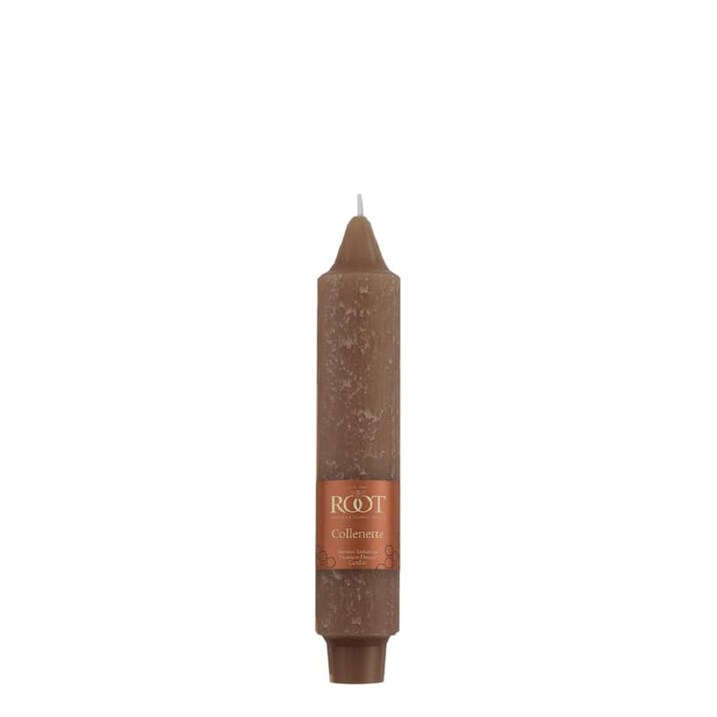 Root Unscented 7 In. Timberline Collenette Taper Candles box of 4