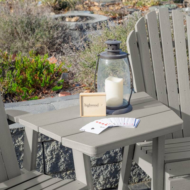HIGHWOOD Eco-Friendly Adirondack Tete-a-Tete Connecting Table