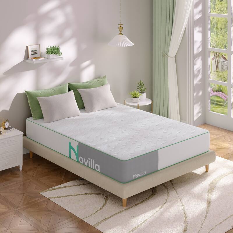 Novilla 10-inch Medium Cooling Gel Memory Foam Mattress Full Size