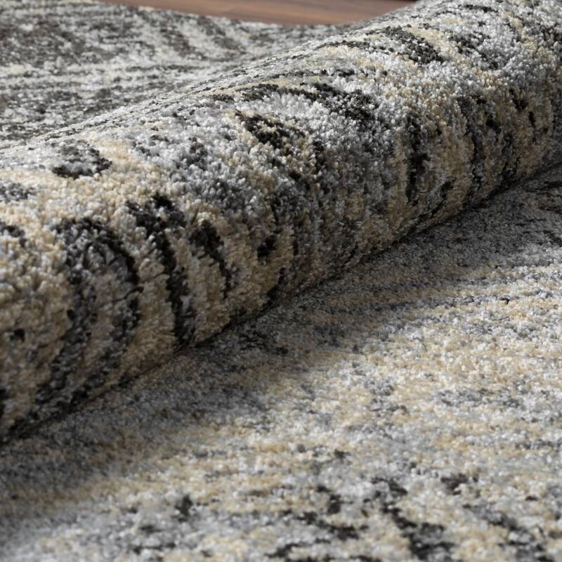 Addison Plano Moroccan Boho GREY Area Rug