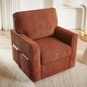 preview thumbnail 6 of 54, 360° Swivel Chair Accent Barrel Armchair Swivel Sofa Chair with Side Pockets for Living Room, Bedroom, Office and Hotel
