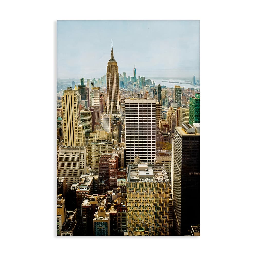 Stupell Overlooking Cityscape Buildings Canvas Wall Art Design By Seven Trees Design