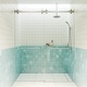 preview thumbnail 17 of 33, Polaris 60 in. x 78 in. Fully Frameless Glass Sliding Bypass Shower Doors with Square Hardware