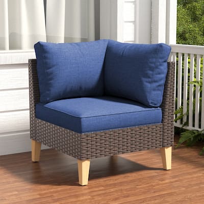 Outdoor Corner Seat Module for Modular Sectional Sofa