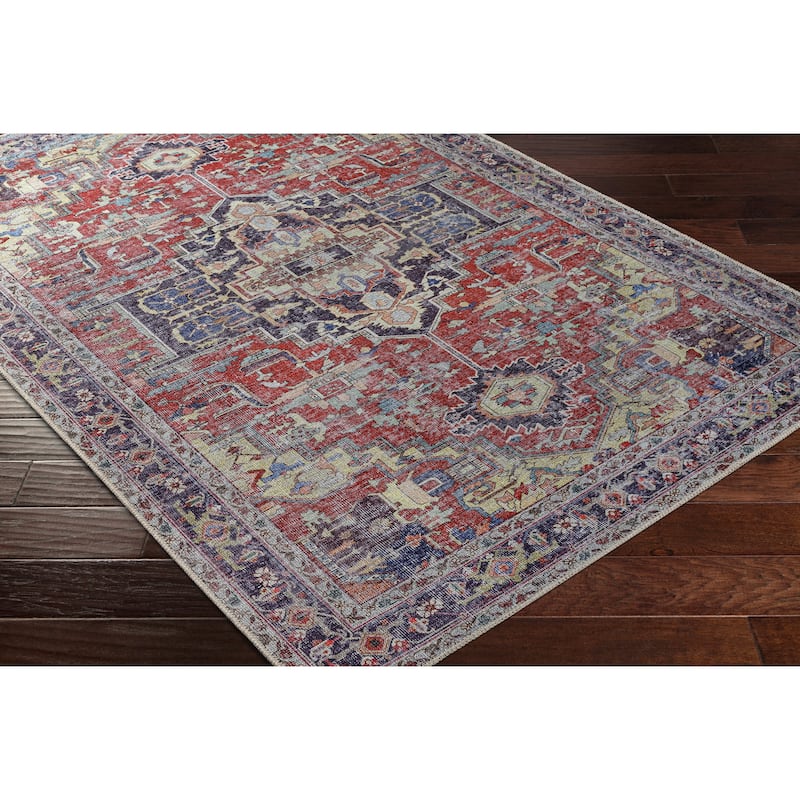 Livabliss Julienne Persian Printed Washable Area Rug