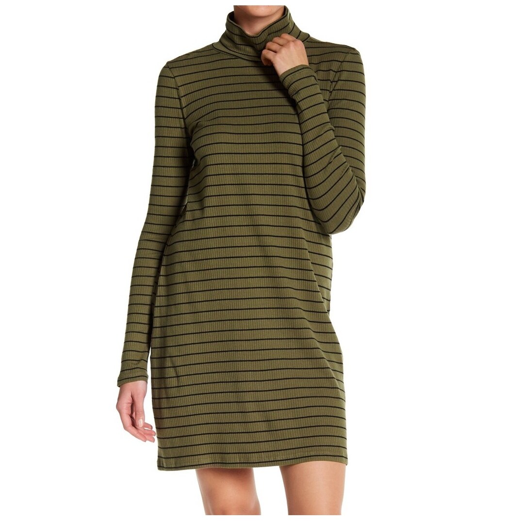olive green sweater dress