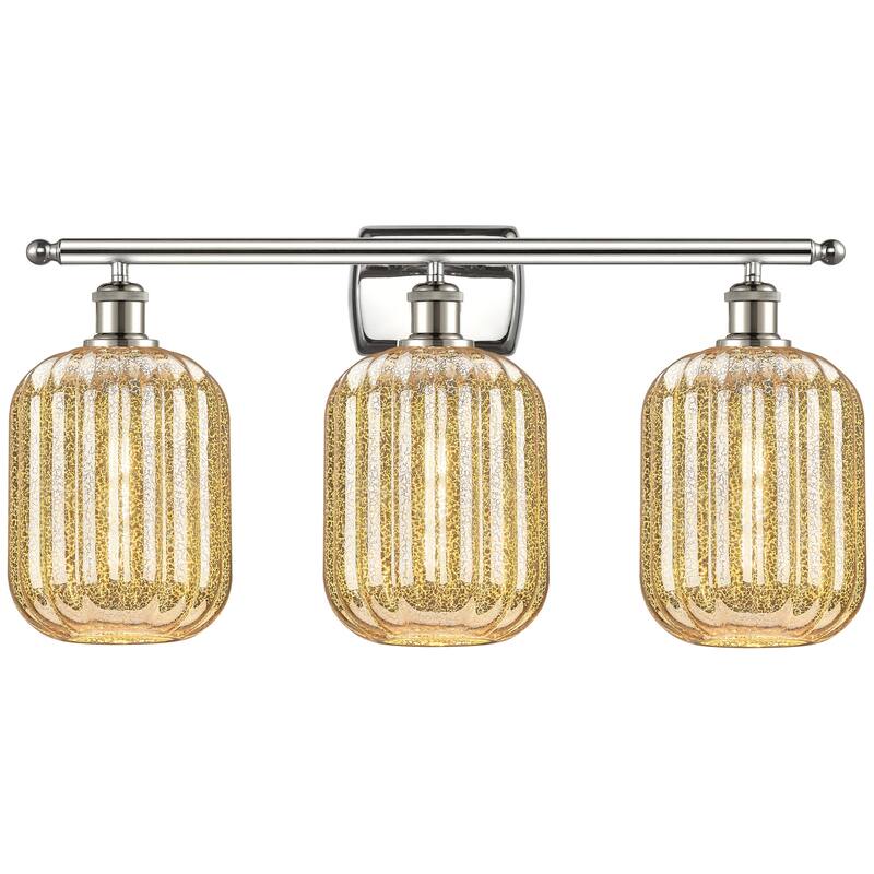 Innovations Lighting 516-3W-13-27 Preston Vanity Preston 3 Light 27" - Polished Nickel / Mercury