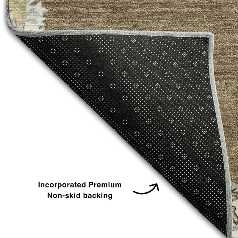 Premium Washable Super Soft Traditional Global Mayfield Rug