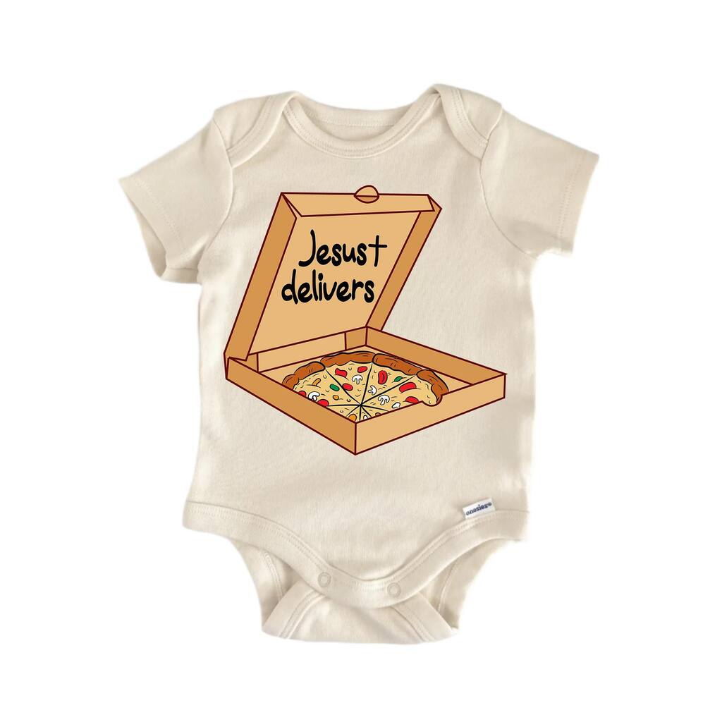 Delivers Jesus Religious God Christian - Baby Boy Girl Clothes Bodysuit