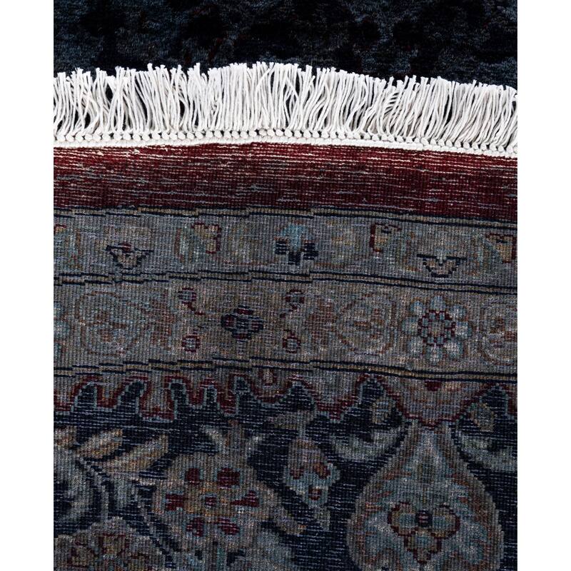 Overdyed One-of-a-Kind Hand-Knotted Area Rug - Red - 8' 1" x 8' 1"