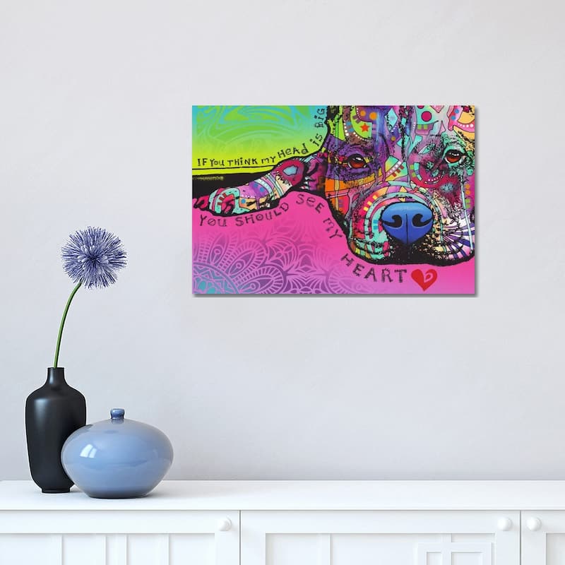 iCanvas "You Should See My Heart" by Dean Russo Canvas Print - 12x18x1.5