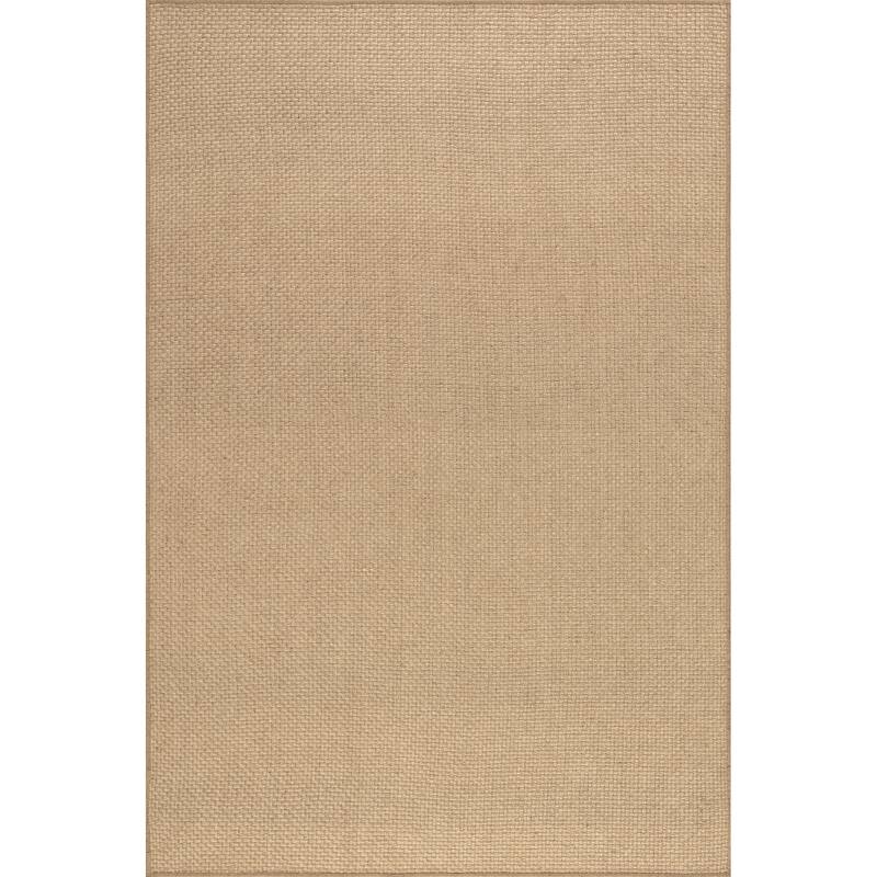 Nuloom Ainara Solid Handmade Jute Area Rug