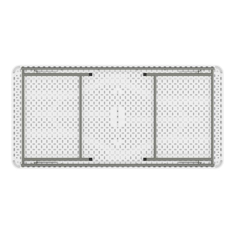 4.93-Foot Kid's Plastic Folding Activity Table - Play Table - 59.25"D x 29"W x 19"H