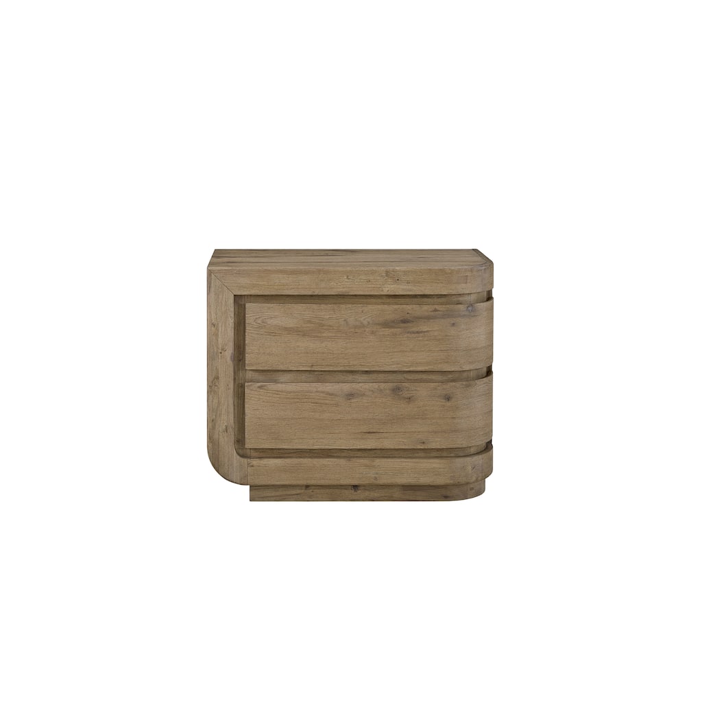 Left Nightstand in English Knotty Oak