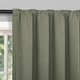 preview thumbnail 11 of 31, Sun Zero Treviso Linen Blend Magnetic Closure Total Blackout Back Tab 1-Piece Curtain Panel, Single Panel