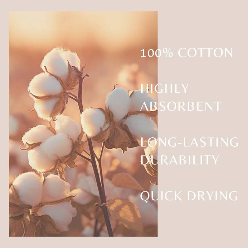 Linery & Co. 100% Featherspun Cotton Quick-Dry Bath Towel