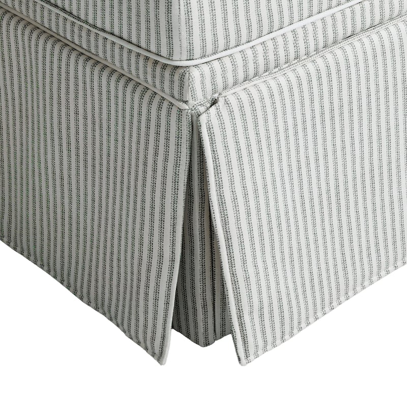 2 Set Rectangle Chenille Upholstered Storage Ottoman