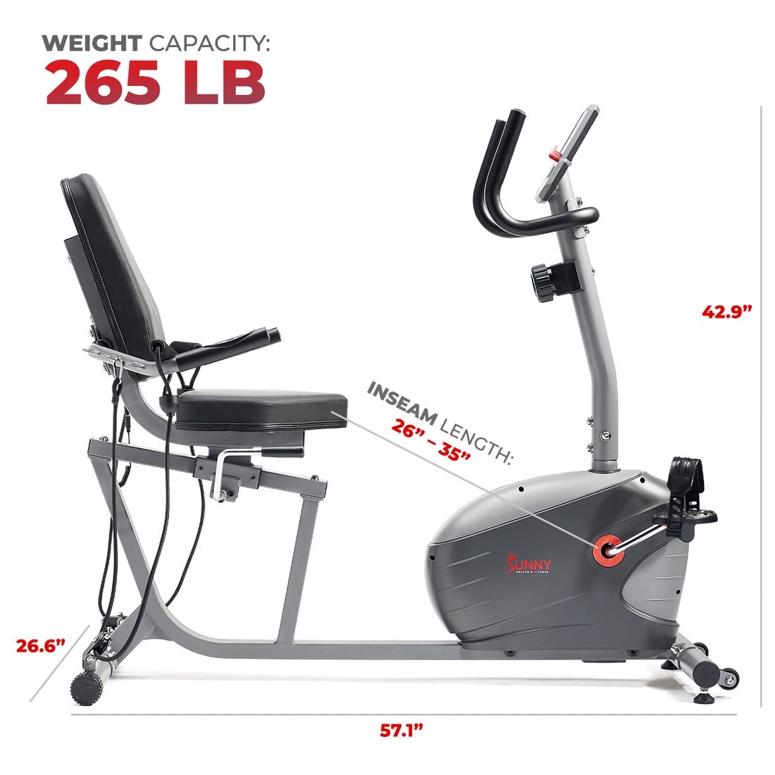Sunny Health Fitness Performance Interactive Series Recumbent Exercise Bike On Sale Bed Bath Beyond 36211225