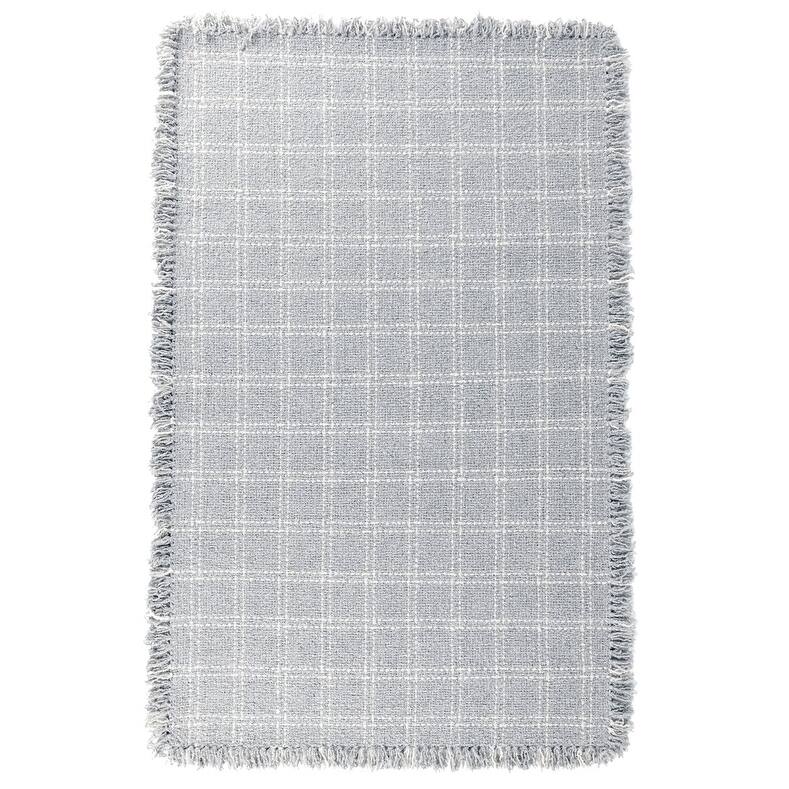 Bradbury Solid Wool Blend Area Rug by Kosas Home - Pearl Gray - 8x10