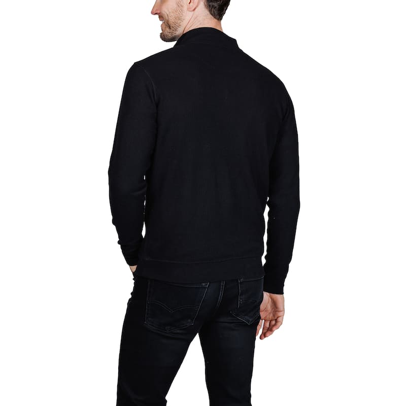Tailorbyrd Men's Cozy Knit Quarter Zip Pullover