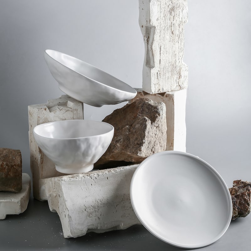 Stone by Mercer Project NENDO Stoneware Dinnerware Set - 10.93 x 10.93