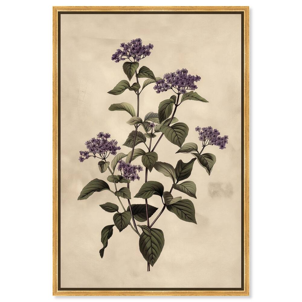 Purple Hydrangea Canvas by Art Remedy