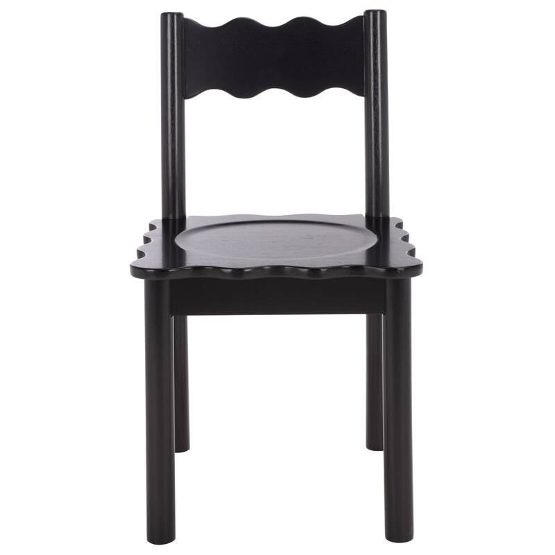 SAFAVIEH Home Nolly Scallop Dining Chair (Set of 2) - 20"W x 19"D x 34"H