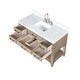 preview thumbnail 8 of 40, Lexora Norwalk Bath Vanity, Carrara Marble Top, Faucet Set, and Mirror