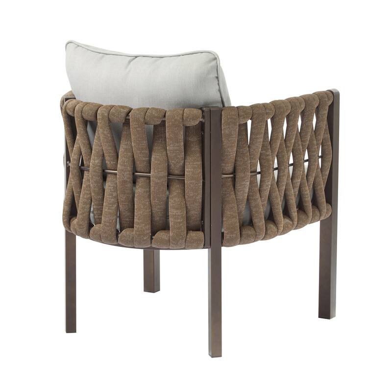 Christopher Knight Home - Ethan Fabric Patio Club Chair (Set of 2)