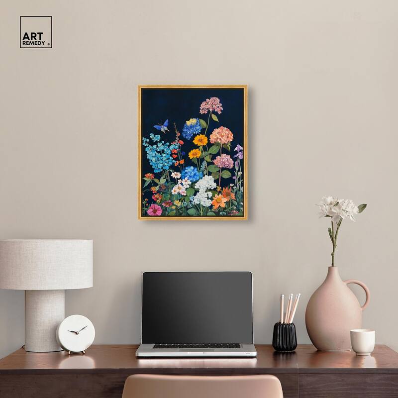 Twilight Blossoms II Canvas by Art Remedy