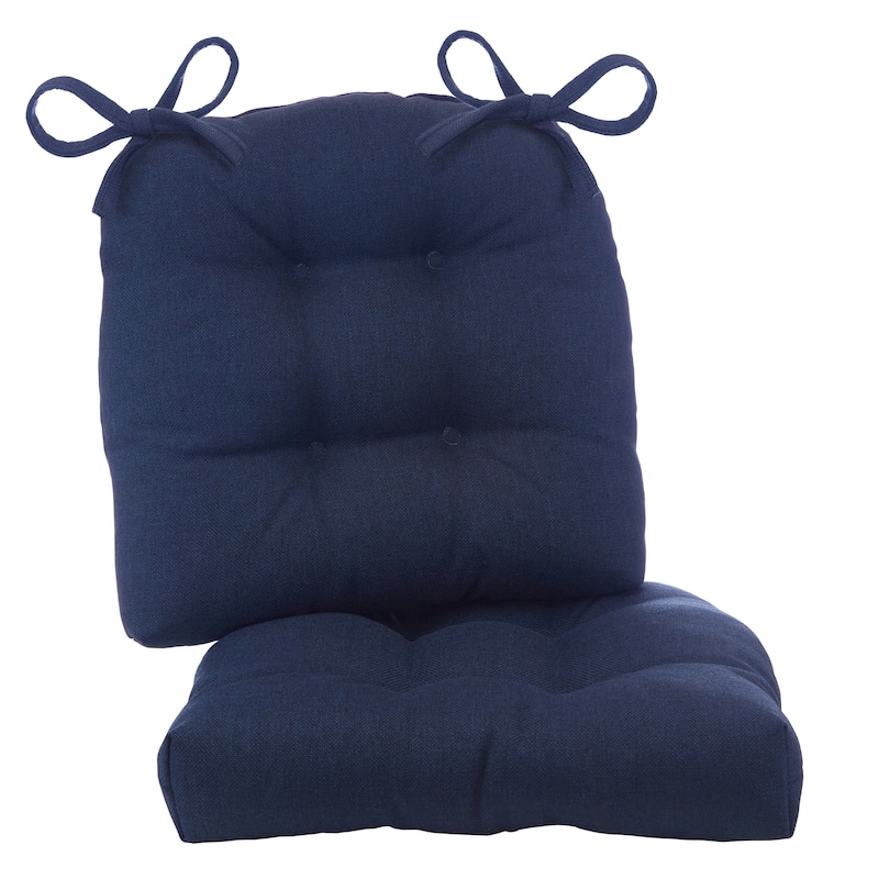 Klear Vu Outdoor U-Shaped Performance Fabric Seat Cushions Set of 2