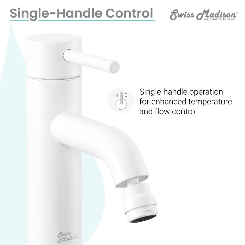 Swiss Madison SM-DF81 Ivy 2.2 GPM Single Hole Bidet Faucet with Single
