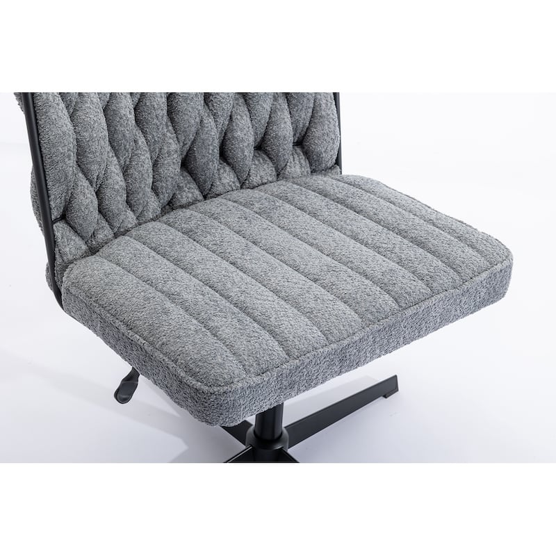 Armless Office Desk Chair No Wheels