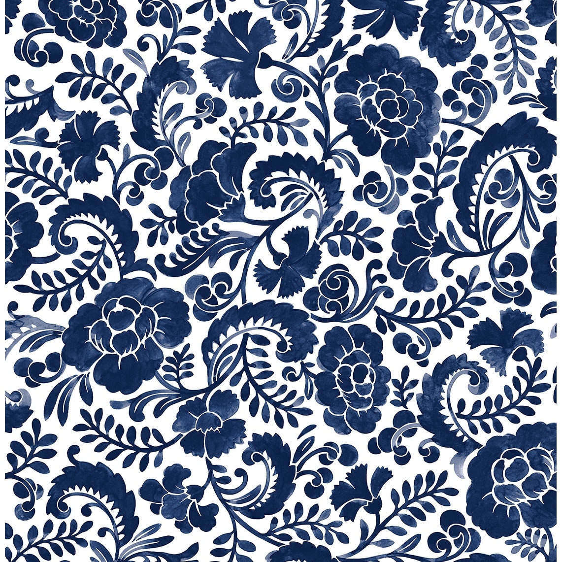 NextWall Tonal Paisley Peel and Stick Wallpaper
