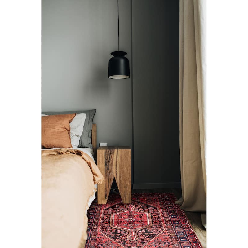 ECARPETGALLERY Hand-knotted Anadol Black Wool Rug - 5'1 x 7'3