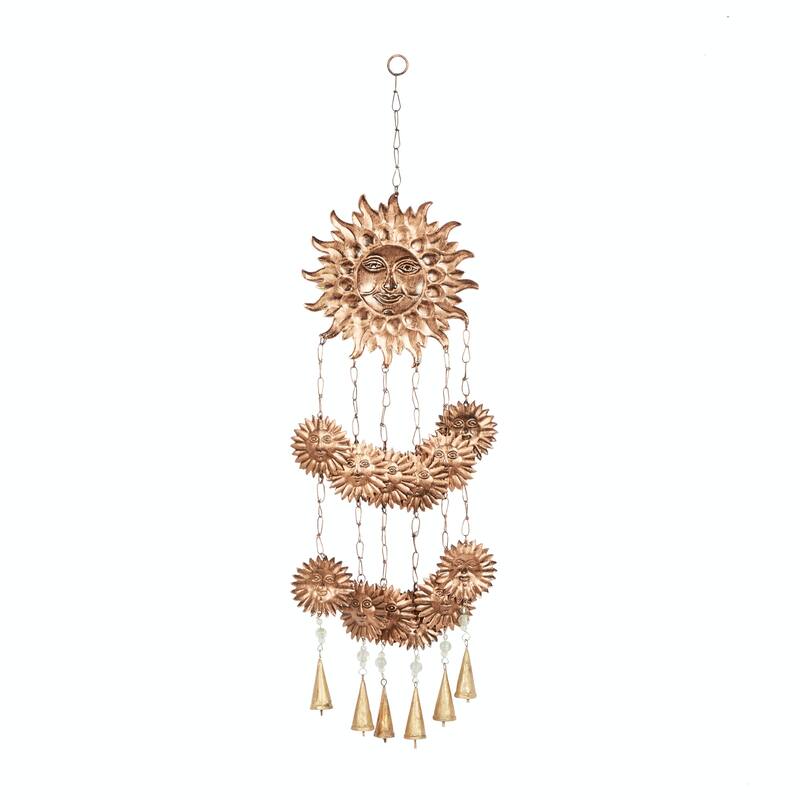 Iron Eclectic Windchime 35 x 14 x 1