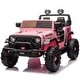 preview thumbnail 2 of 78, 2-seater Kids Ride On Electric Car W/parents control,light&rear searchlight,Power display, Four-wheel suspension Pink