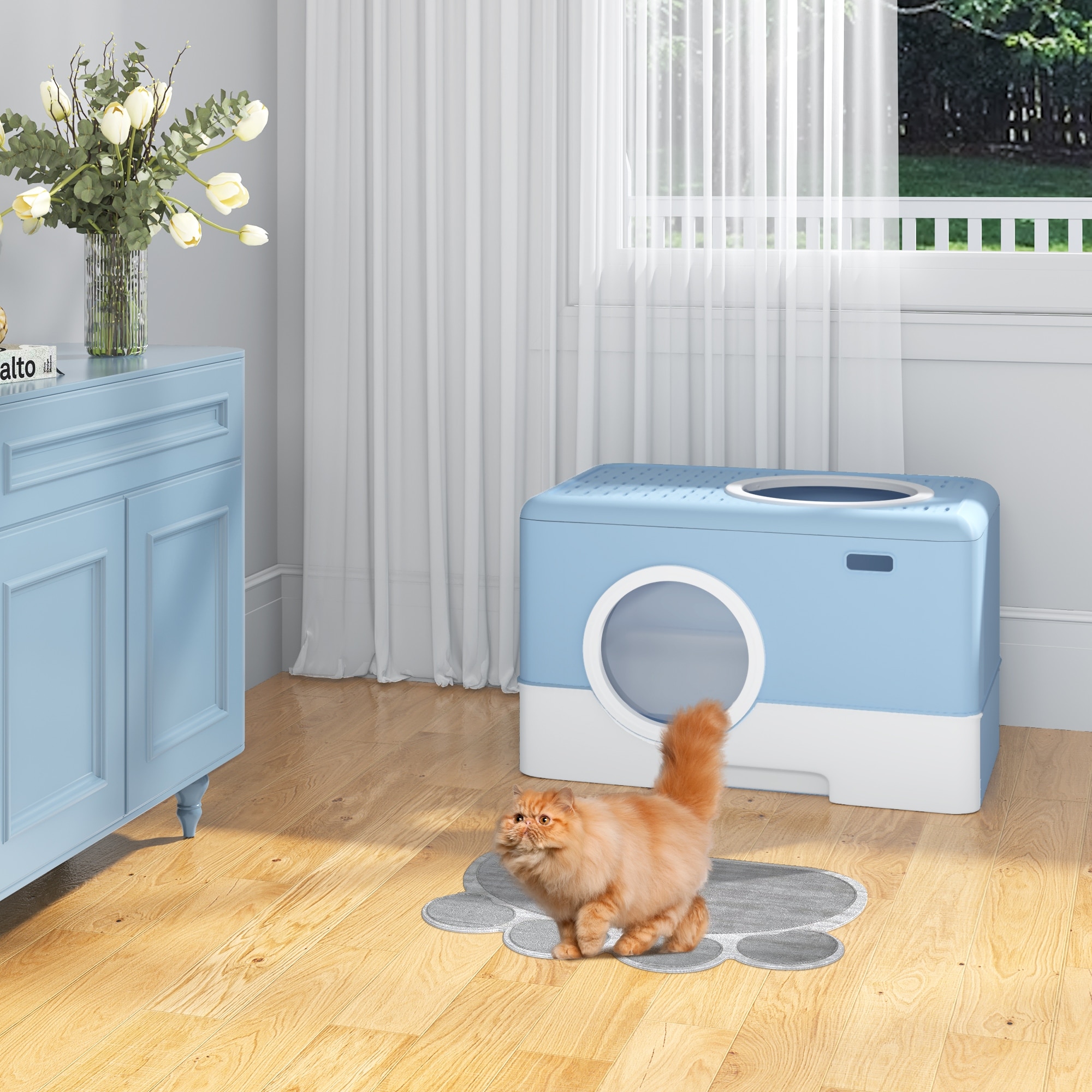 Bed bath and beyond cat hotsell litter box