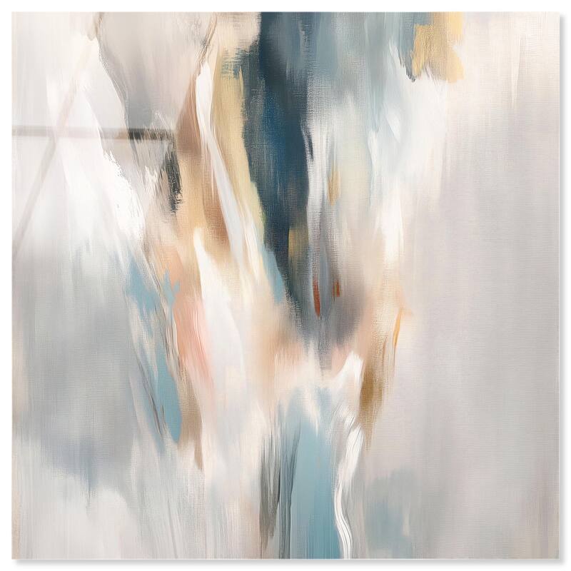 Gilded Gorge II Acrylic by Art Remedy, Ready to Hang - 16" x 16"