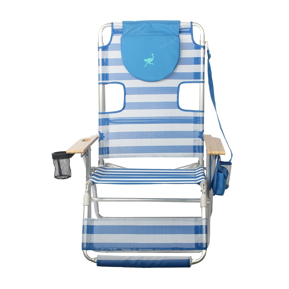 Ostrich Altitude 3N1 High Back Outdoor Beach Lounge Chair with