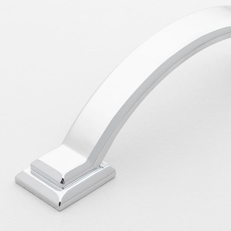 GlideRite 3-inch CC Arched Square 4.375-inch Length Polished Chrome Cabinet Pulls (Pack of 10 or 25)