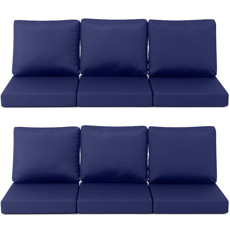24" x 24" Outdoor Deep Seat Chair Cushion Set