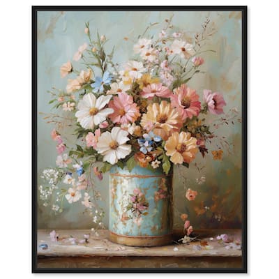 Verse in Violets Canvas by Art Remedy