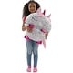 preview thumbnail 5 of 4, Happy Nappers: Pillow & Sleepy Sack Large - Shimmer Unicorn -7+