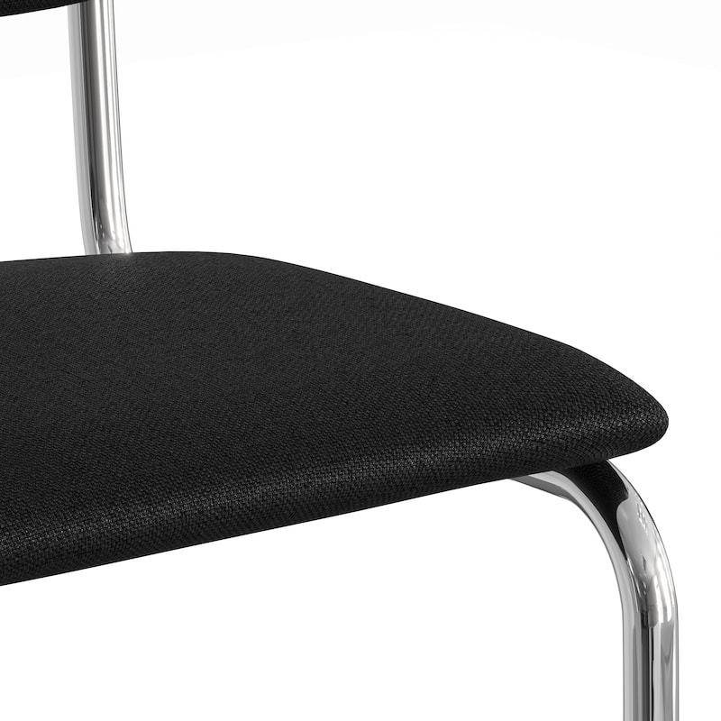 Hayward Fabric Side Chair Chrome Frame (Set Of 2)
