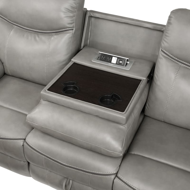 Brisa Manual Double Reclining Sofa